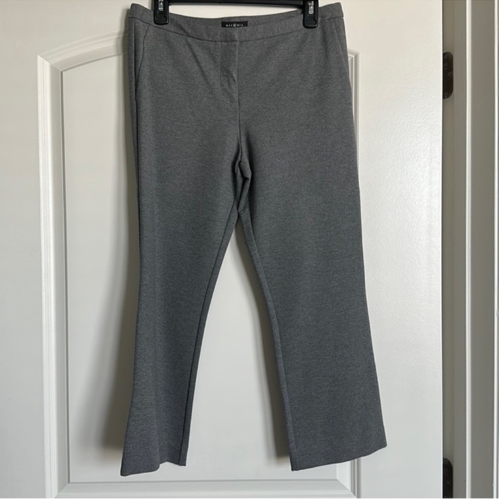 Max & Mia Grey Cropped Trouser Dress Pants